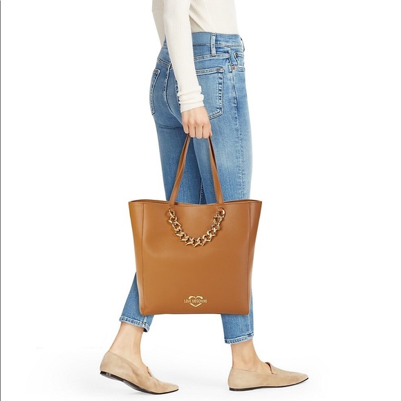 Love Moschino Heart Chained Handbag - Picture 10 of 11